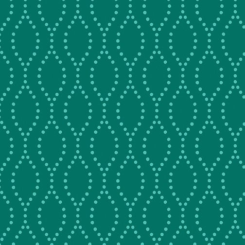 Sew Bloom - Ogee Dot Teal