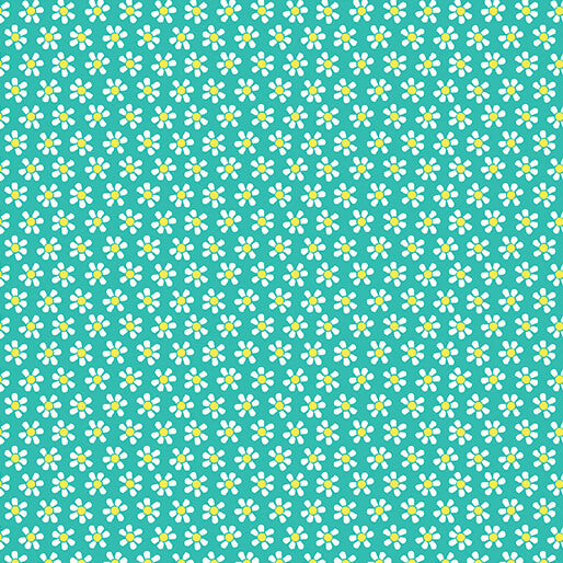 Chalk Garden - Turquoise Mini Daisy