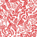 Red Rhapsody - White/Red Fern Garden