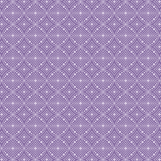 Xanadu - Purple Diamond Circles