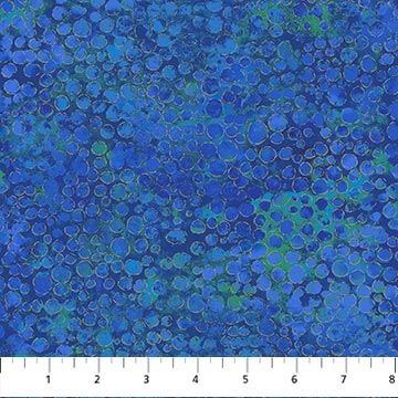 Ginkgo Garden Shimmer - Navy River Rocks