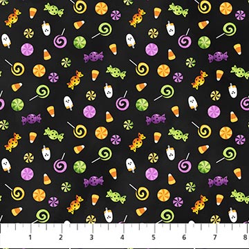 Double Bubble Kitty Trouble - Black Multi Candy