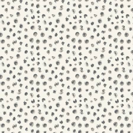Sweet Lullaby - Cream Brushstrokes Dots