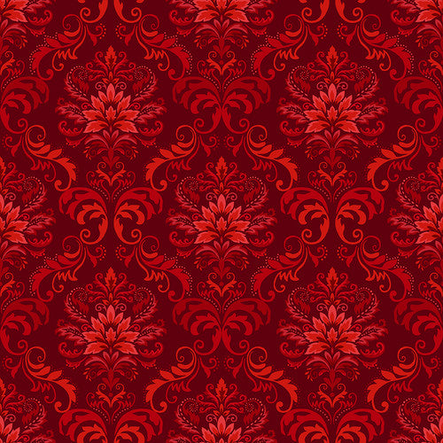 Holly Berry Park  - Red Damask Mini
