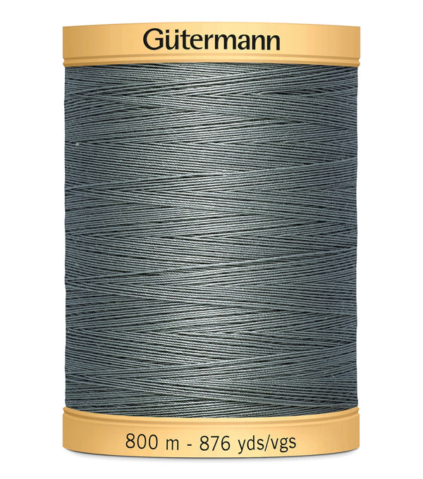 Gütermann Cotton 50 Solid 800m Stormy Gray