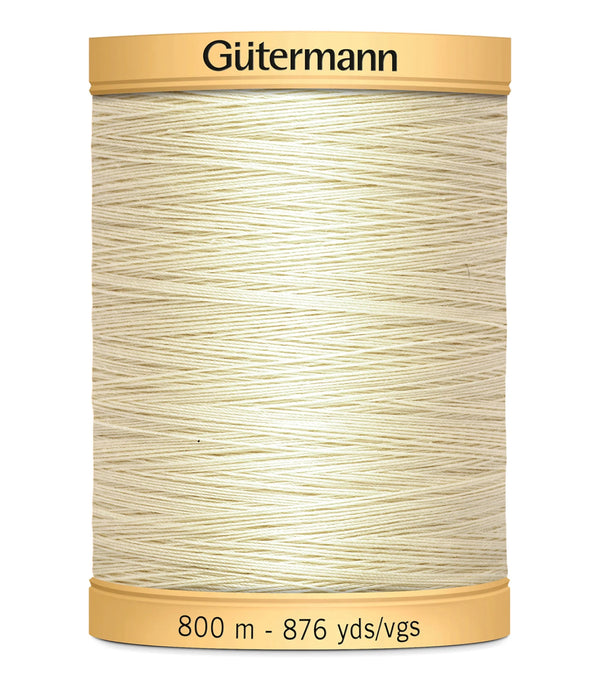 Gütermann Cotton 50 Solid 800m Egg White