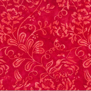 Garden Spirit - Lipstick Red Floral