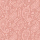 Daisy Days - Pink Tonal Paisley