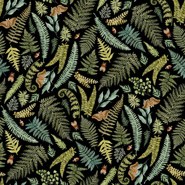 Wild Harvest - Black Large Ferns
