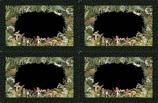 Wild Harvest - Black Placemats