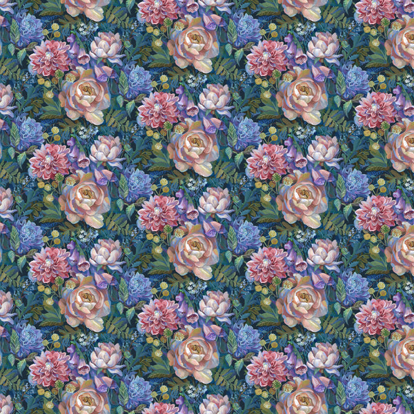 Elegance - Navy Multi Floral