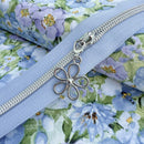 Nickel Looped Flower Pulls for