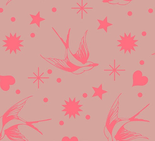 Tula Pink Neon True Colors - Neon Fairy Flakes Nova