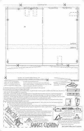 Gadget Cushion Printed Interfacing Panel