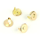 1/2" Gold Magnetic Snaps - Package of 2 Sets