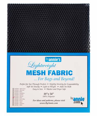 Mesh Light Weight Navy - 18in x 54in