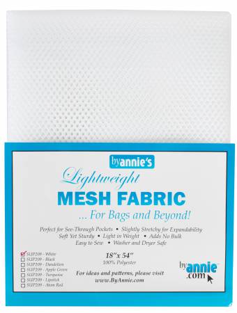 Mesh Light Weight White - 18in x 54in