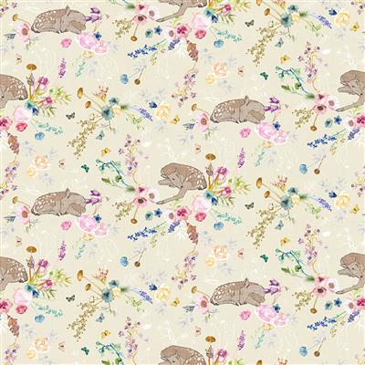 Forest Glades - Light Khaki Forest