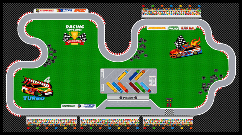 Turbo Speed - Black Race Panel