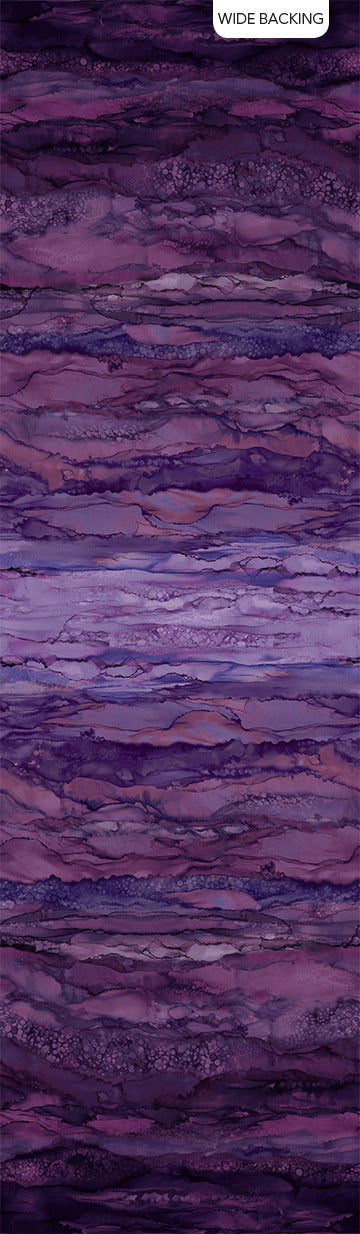 Bliss Ombre - Amethyst Wide Backing