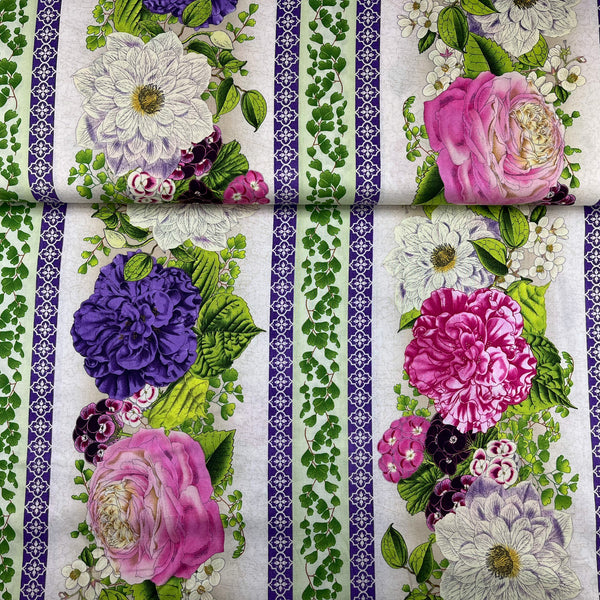 Flower Show - Floral Stripe