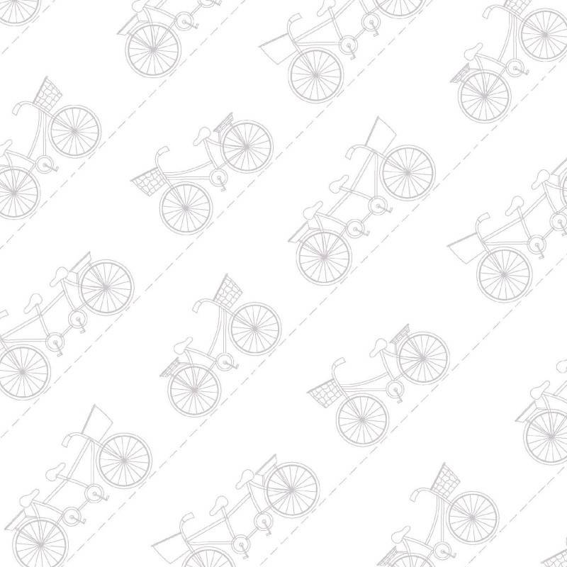 Vintage Boardwalk - Diagonal Bikes White