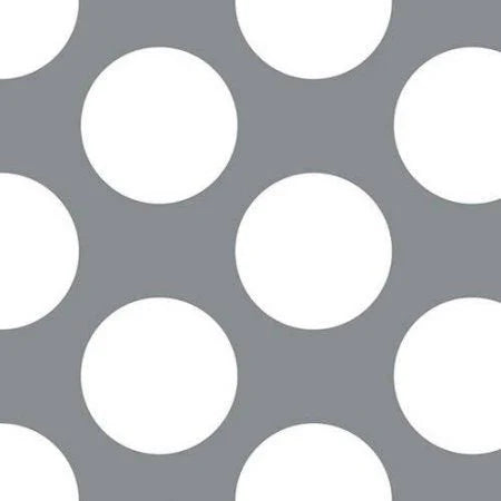 Gray Matters - Grey Big Dots Flannel